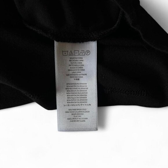 Michael Kors Black Sleeveless Top L Draped Neck Gold Hardware Chic Layering - Picture 6 of 10